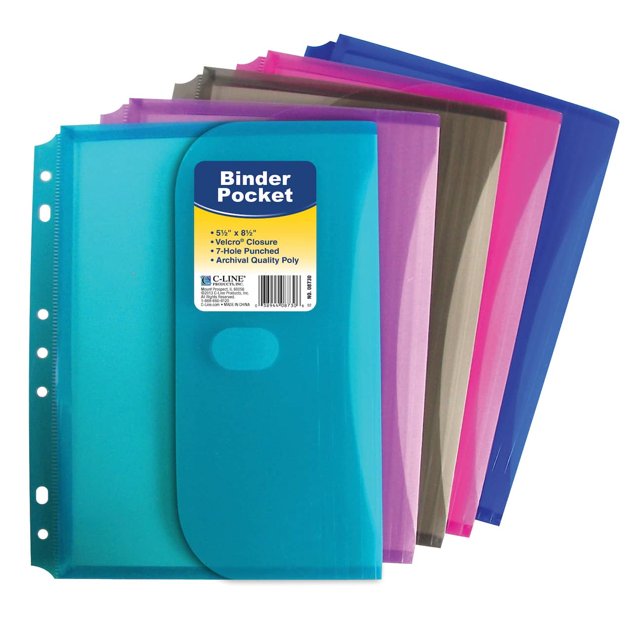 4 Packs: 18 ct. (72 total) Mini-Size Binder Pockets